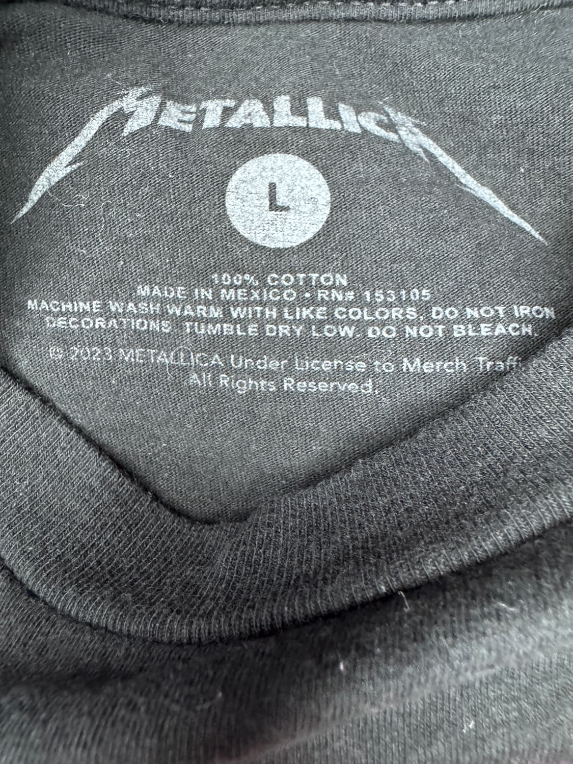 빈티지 메탈리카 METALLICA PUSHEAD FLAMING SKULL 상품이미지4