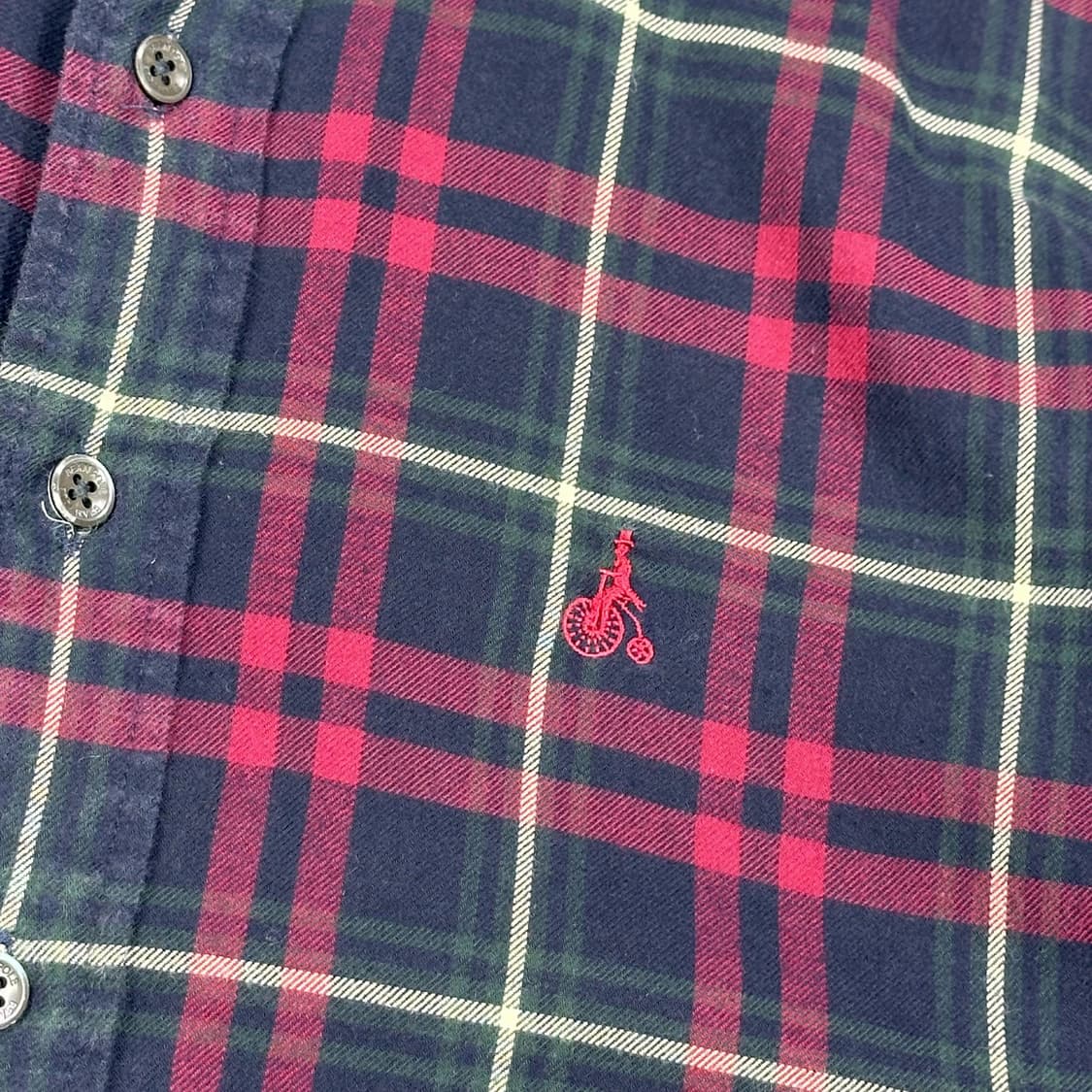 빈폴 클래식 자수 로고 체크셔츠 (S) 상품이미지3