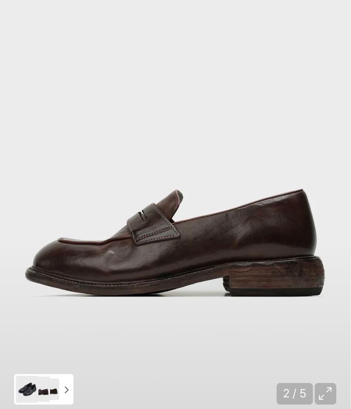 킨치 OVATE-500 브라운 로퍼 260mm 상품이미지2