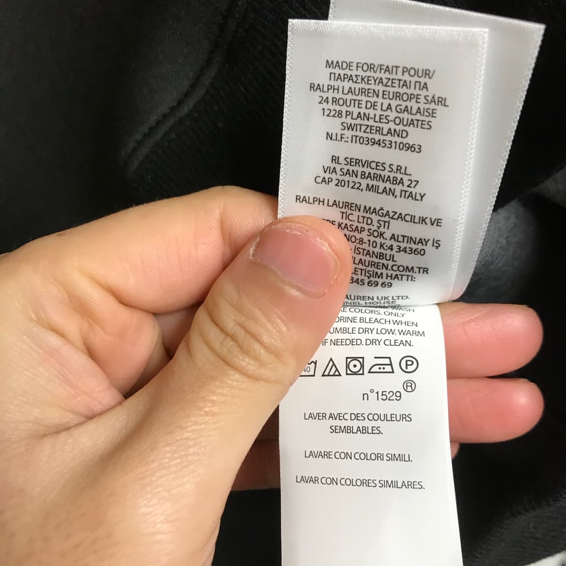 폴로 랄프로렌 네오플렌 큐알정품 라운드스웻셔츠 상품이미지8