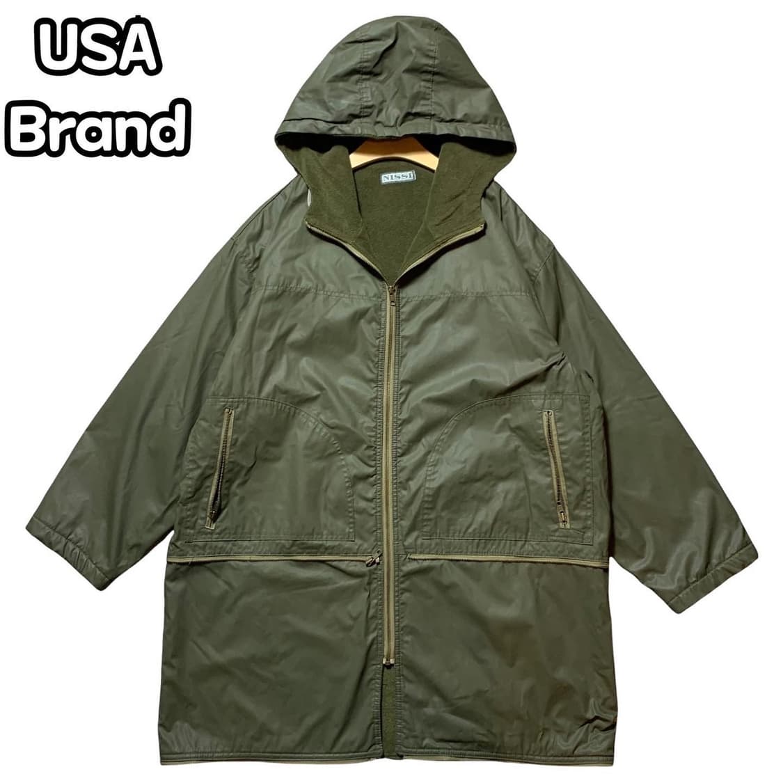 USA nissi 90’s 밀리터리 후드 야상 자켓 상품이미지1