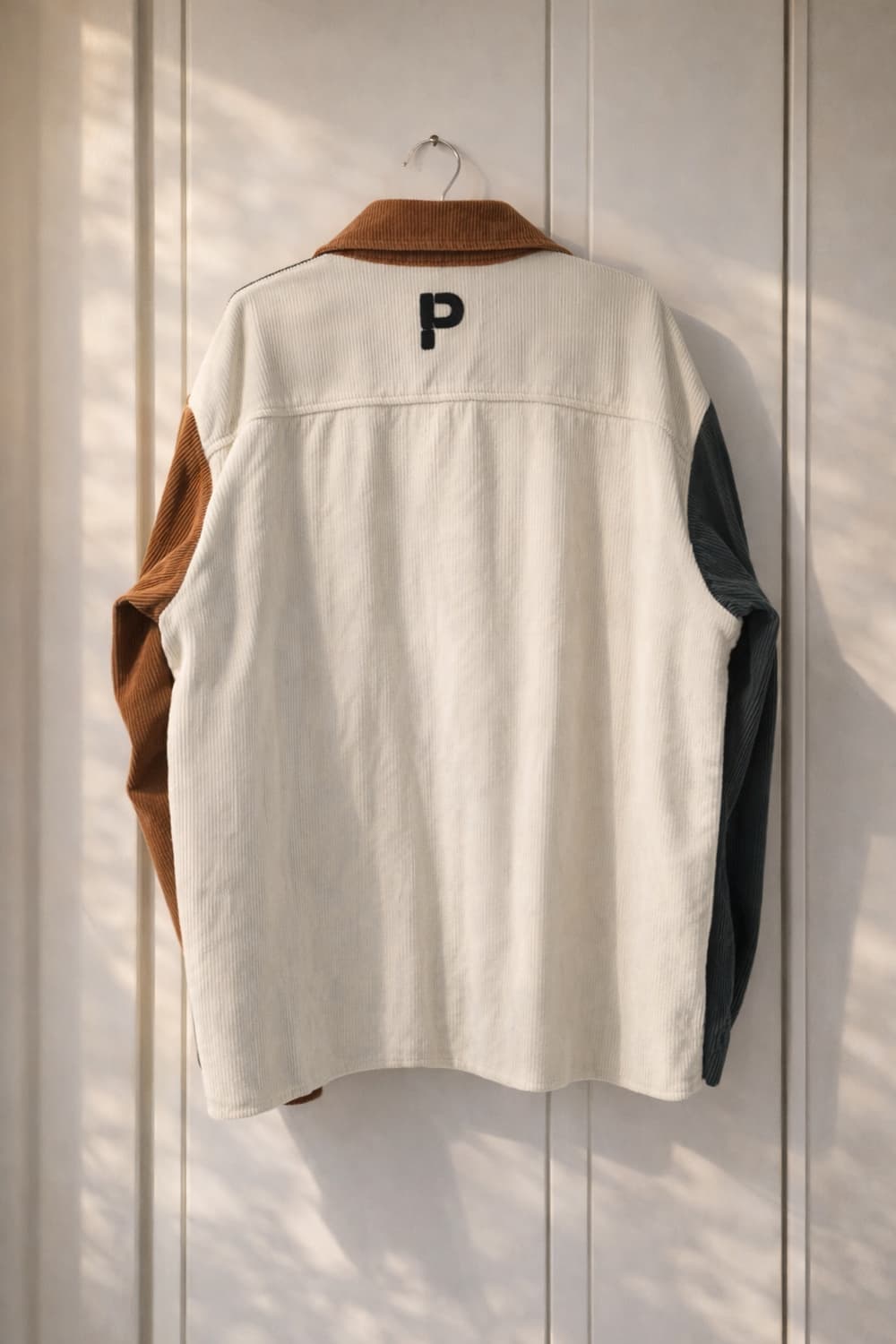 콰이어티스트(QUIETIST) 코듀로이 컬러 블록 셔츠 자켓 (L) 상품이미지2