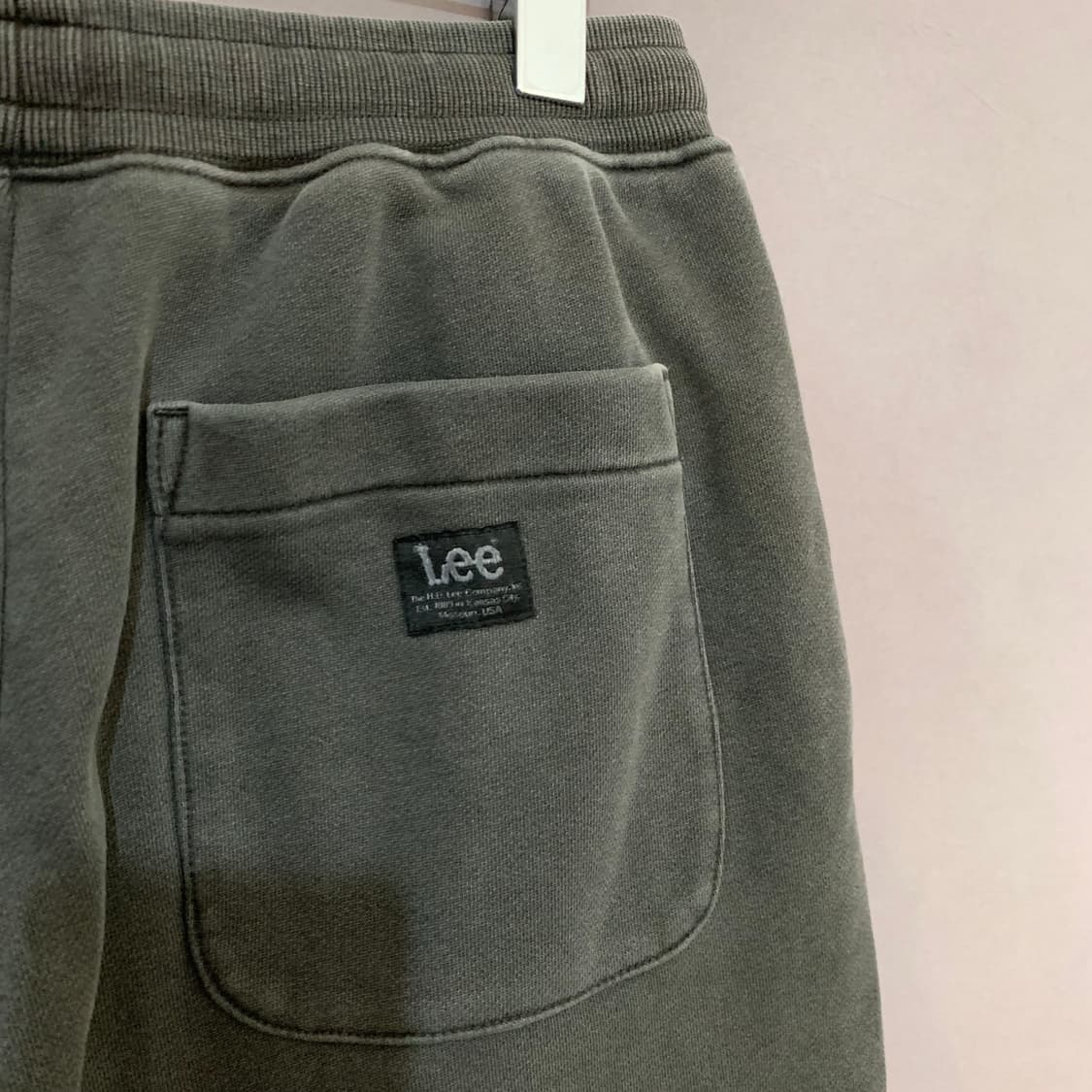 S LEE 리 트위치 로고 피그먼트 조거팬츠 상품이미지3