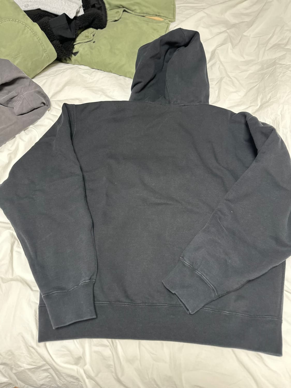 나이키 x 스투시 콜라보 후드 블랙 상품이미지4