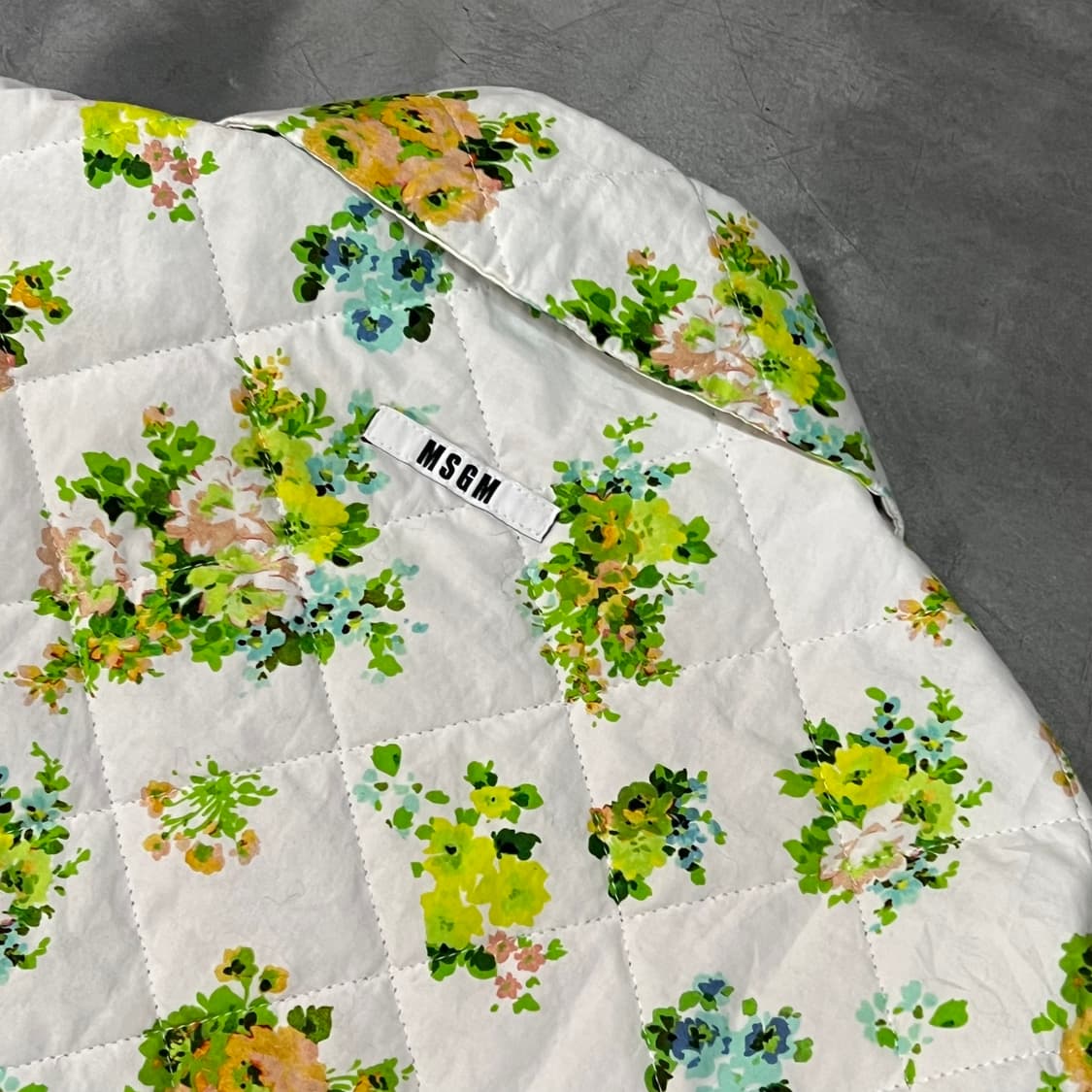  msgm 플라워 패턴 퀼티드 자켓 y14669 상품이미지6