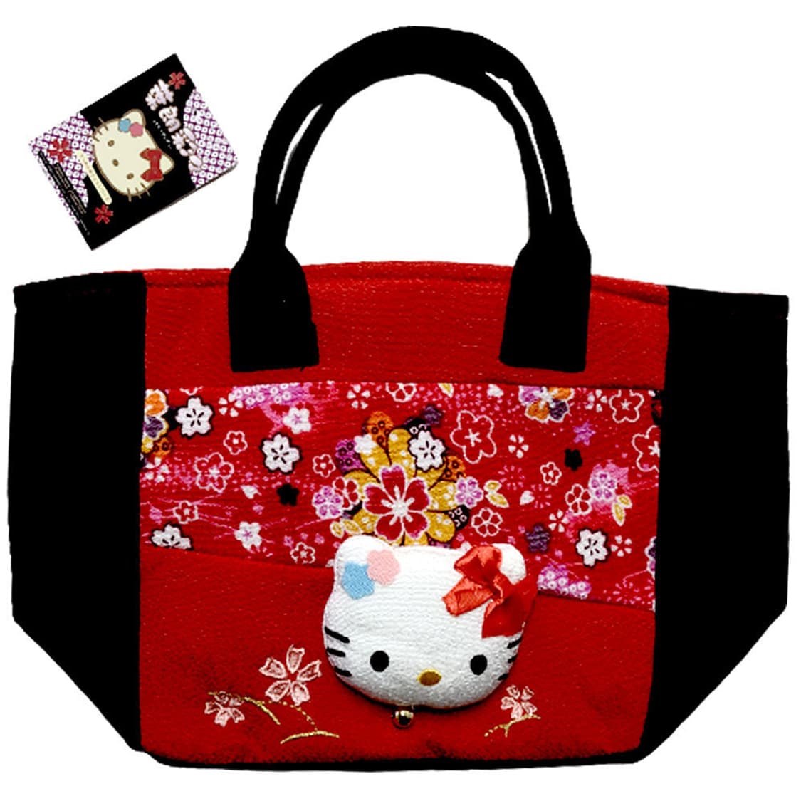 hello kitty 기모노 플라워 벚꽃 키티 토트백 새상품 상품이미지2