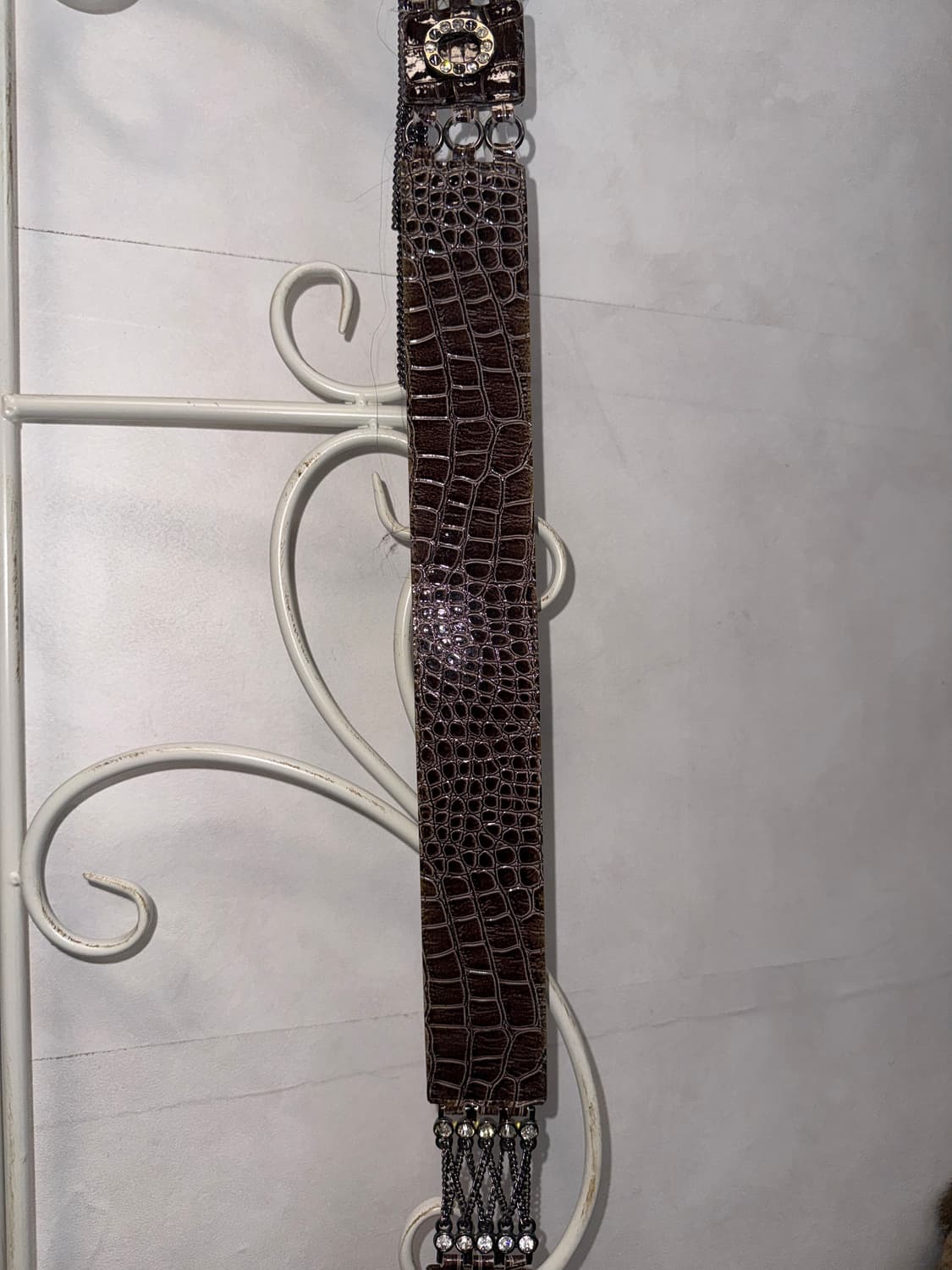 Egoist brown cubic tassel buckle belt 상품이미지6