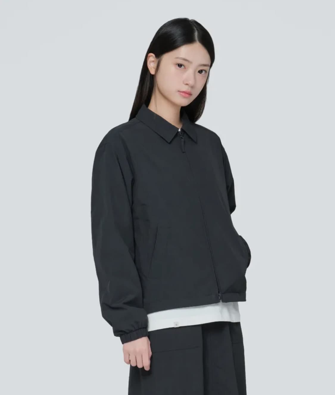 (마지막가격)스노우피크 캠플 여성 바람막이 다크차콜 상품이미지8