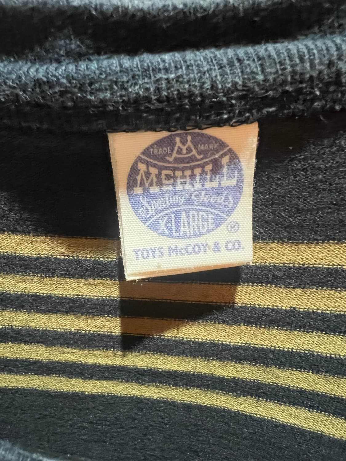 토이즈맥코이/ 스티브맥퀸 스트라이프 복각 티셔츠 / xl 상품이미지4