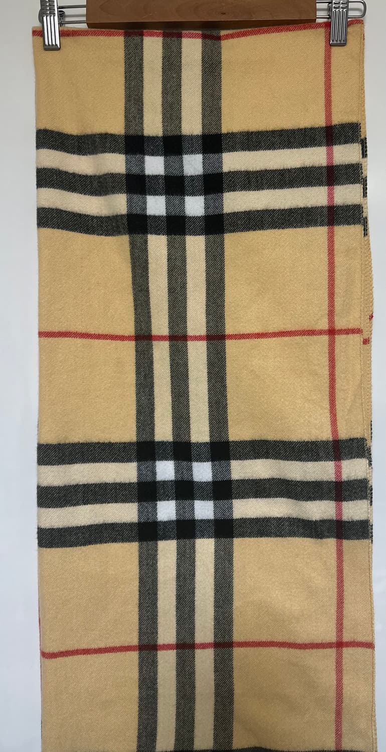 버버리 캐시미어  숄&머플러 클래식 체크 남여공용 상품이미지6