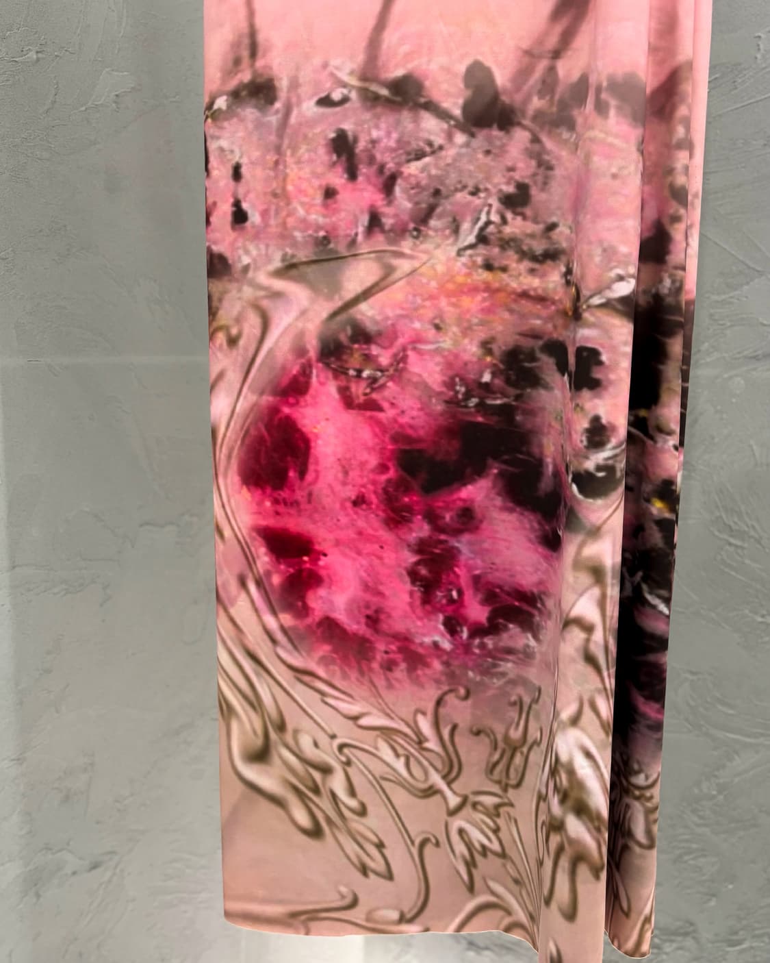 Pink Pattern Long Skirt 상품이미지3