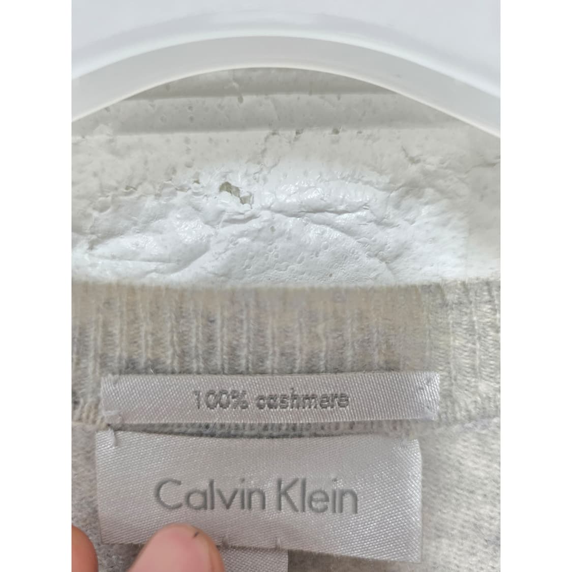 택포// 캘빈클라인 100% 캐시미어 니트 L 상품이미지3