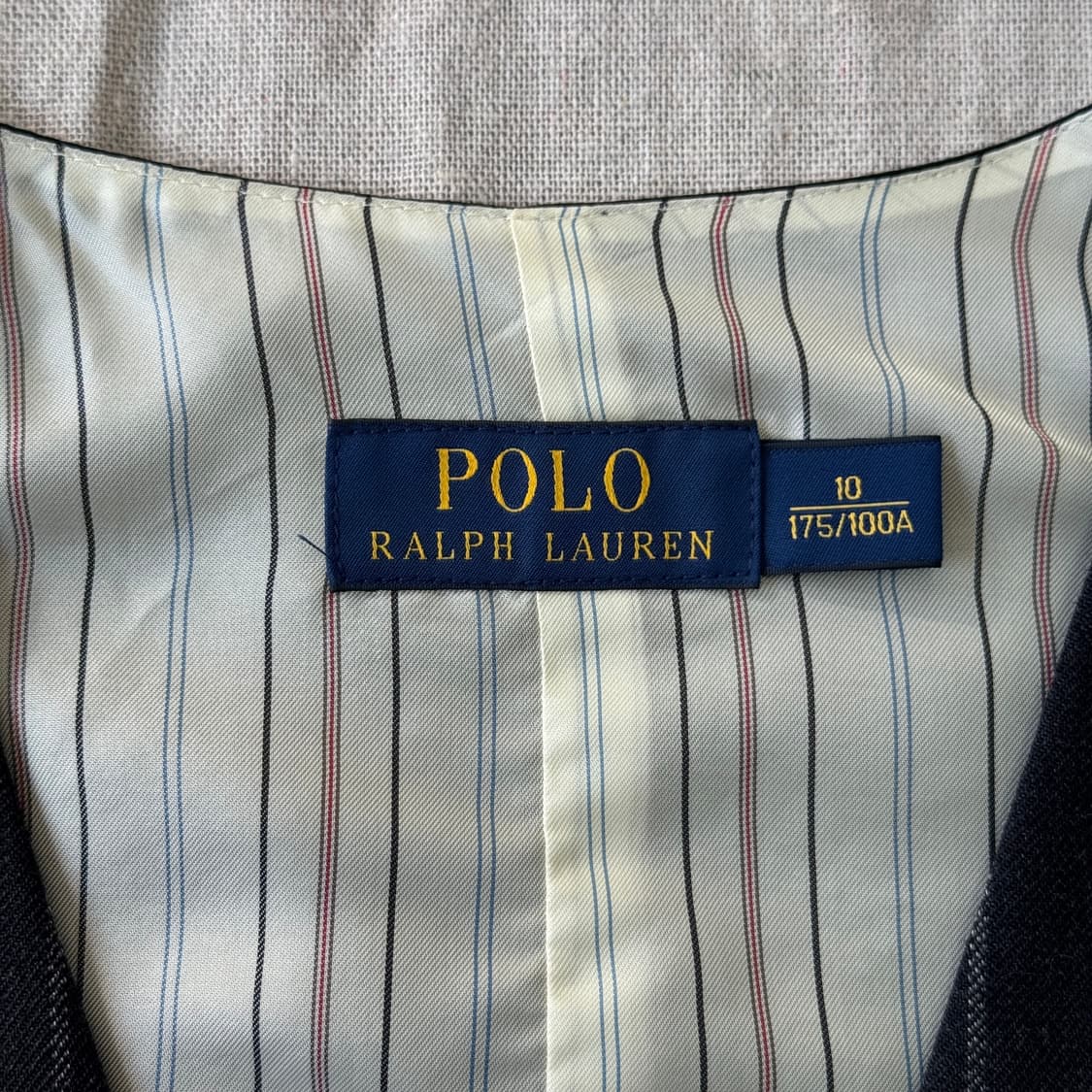 폴로랄프로렌 스트라이프 배색 베스트 10(90~95) 상품이미지7