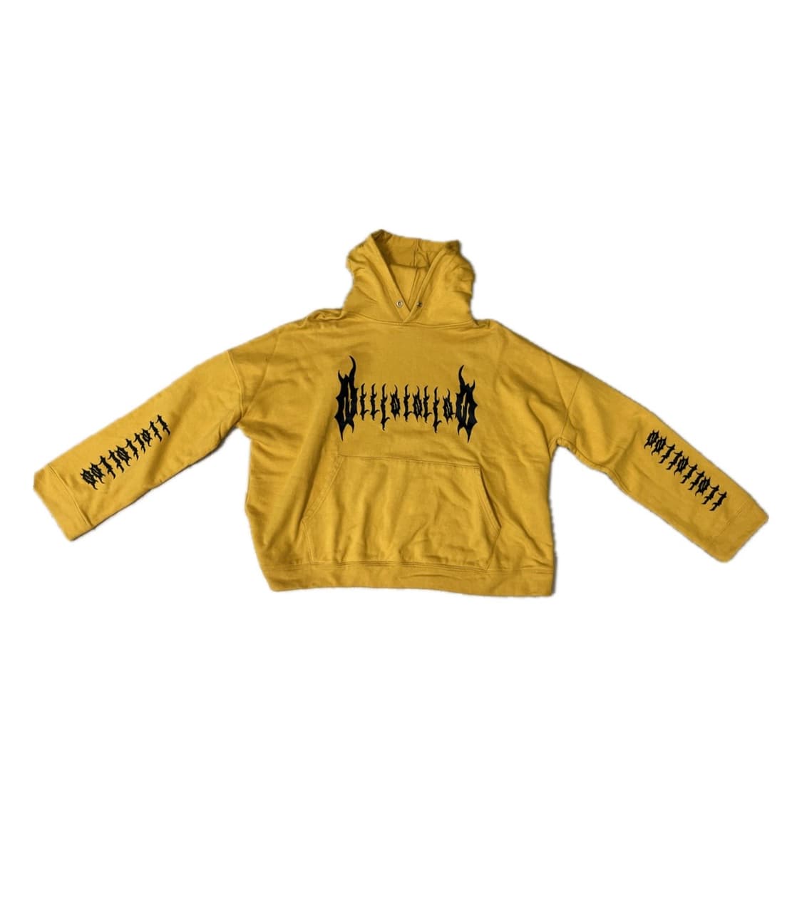 빈티지 스트릿 후드 옐로우 상품이미지3