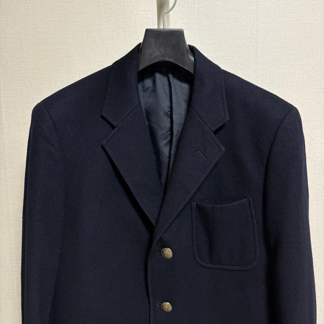 제이프레스 엔틱골드 울 금장 블레이저 자켓 / 네이비, M 상품이미지2