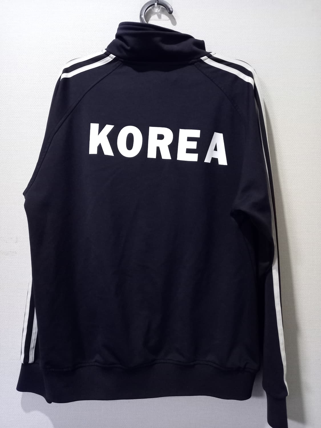 아디다스 코리아 블랙 트랙탑 저지 져지집업 95/M 상품이미지3