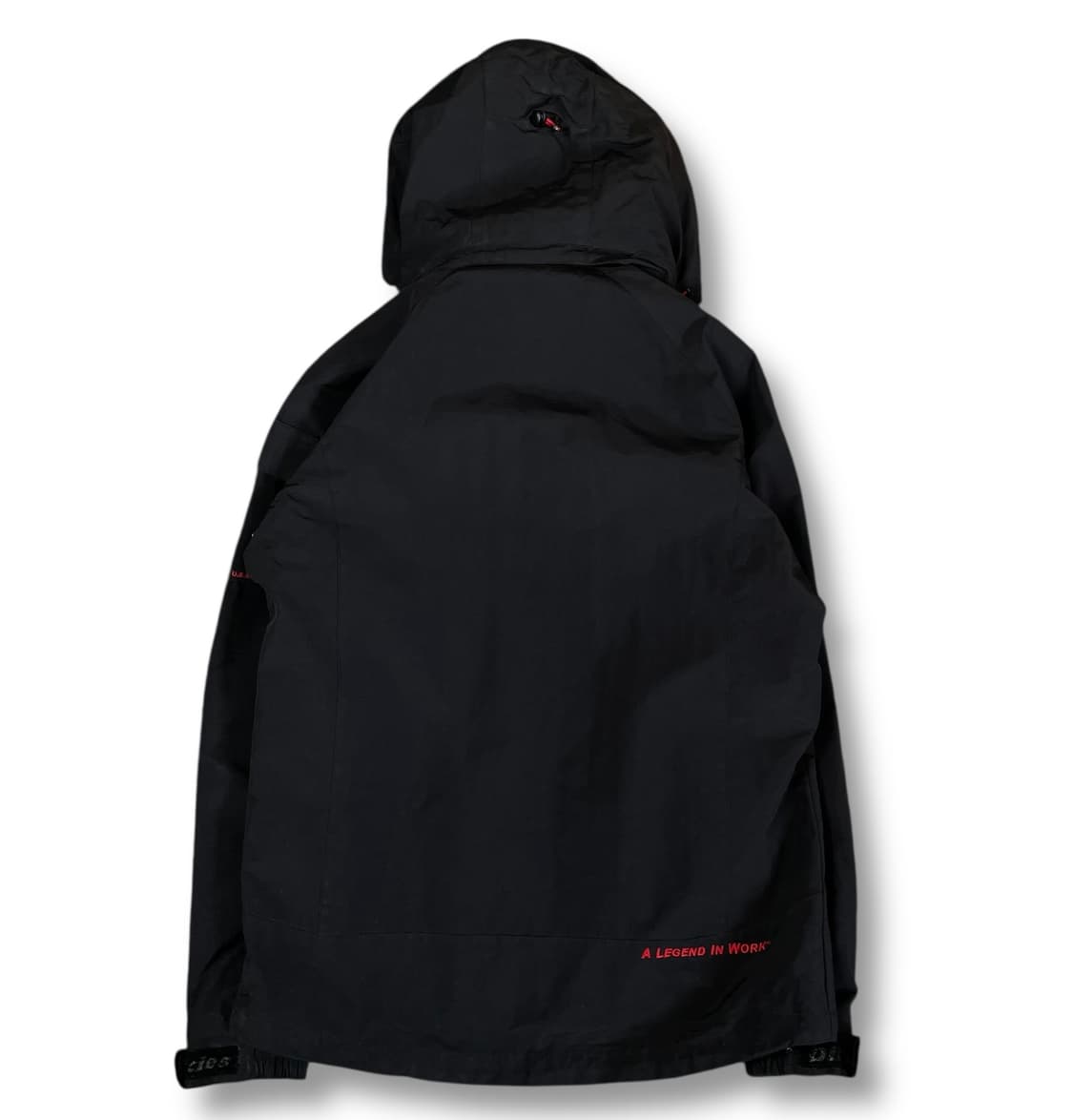 디키즈 블랙 로고 패치 레드 포인트 바람막이 XS 상품이미지3