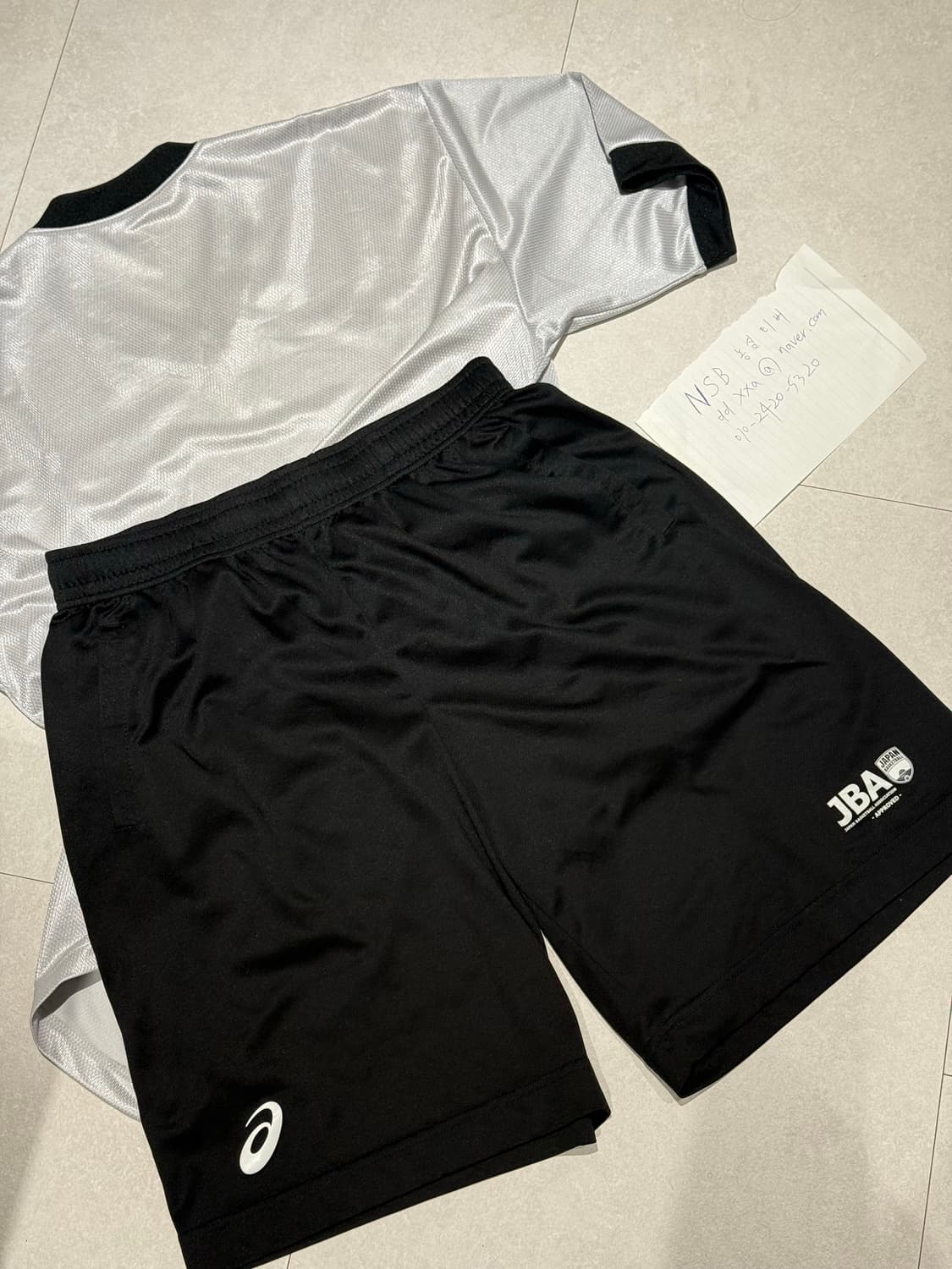 아식스 일본프로농구 심판 트레이닝복 상품이미지6