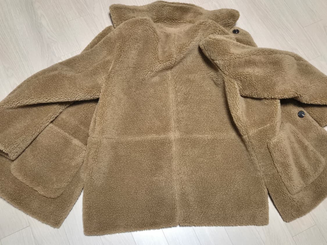 마마가리 보아털 카라형자켓 상품이미지4