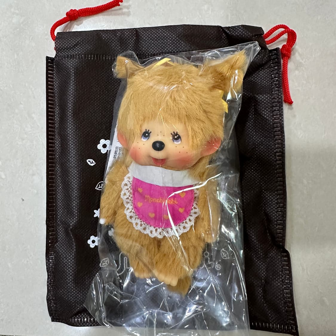 홍콩 몬치치 양갈래 브라운 키링 상품이미지1