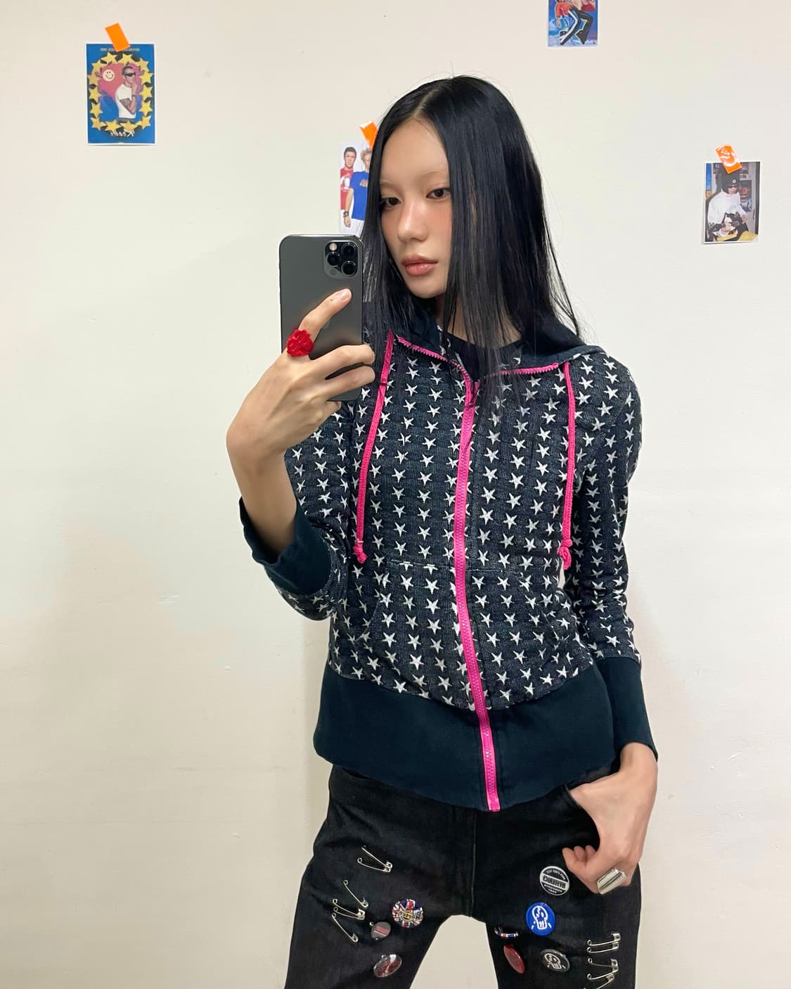  LizLisa Star Pink Point Hoodie Zip-Up  상품이미지1