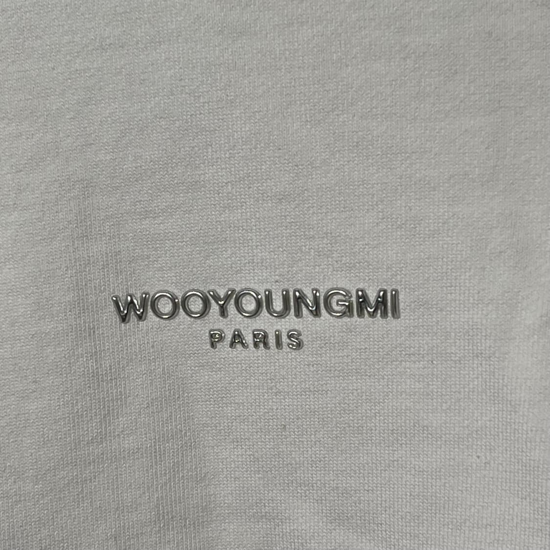 (48) 우영미 백로고 그래픽 맨투맨 화이트 상품이미지3