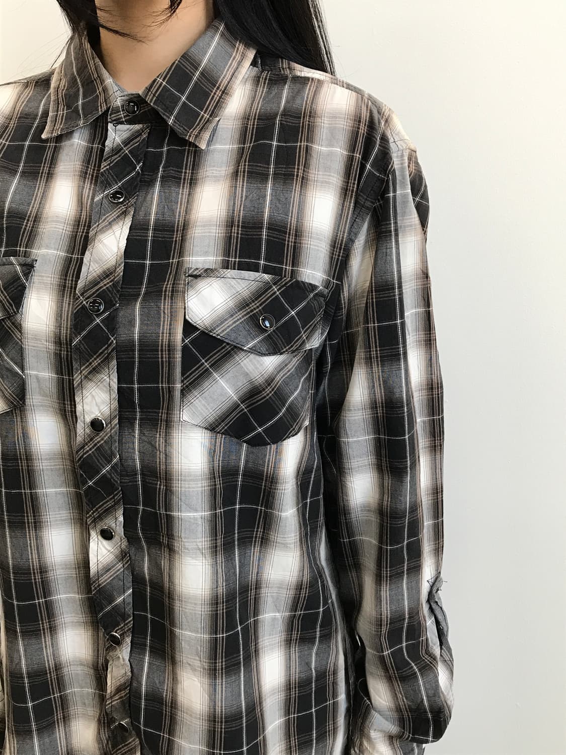 Villand Check Work Shirt 상품이미지3