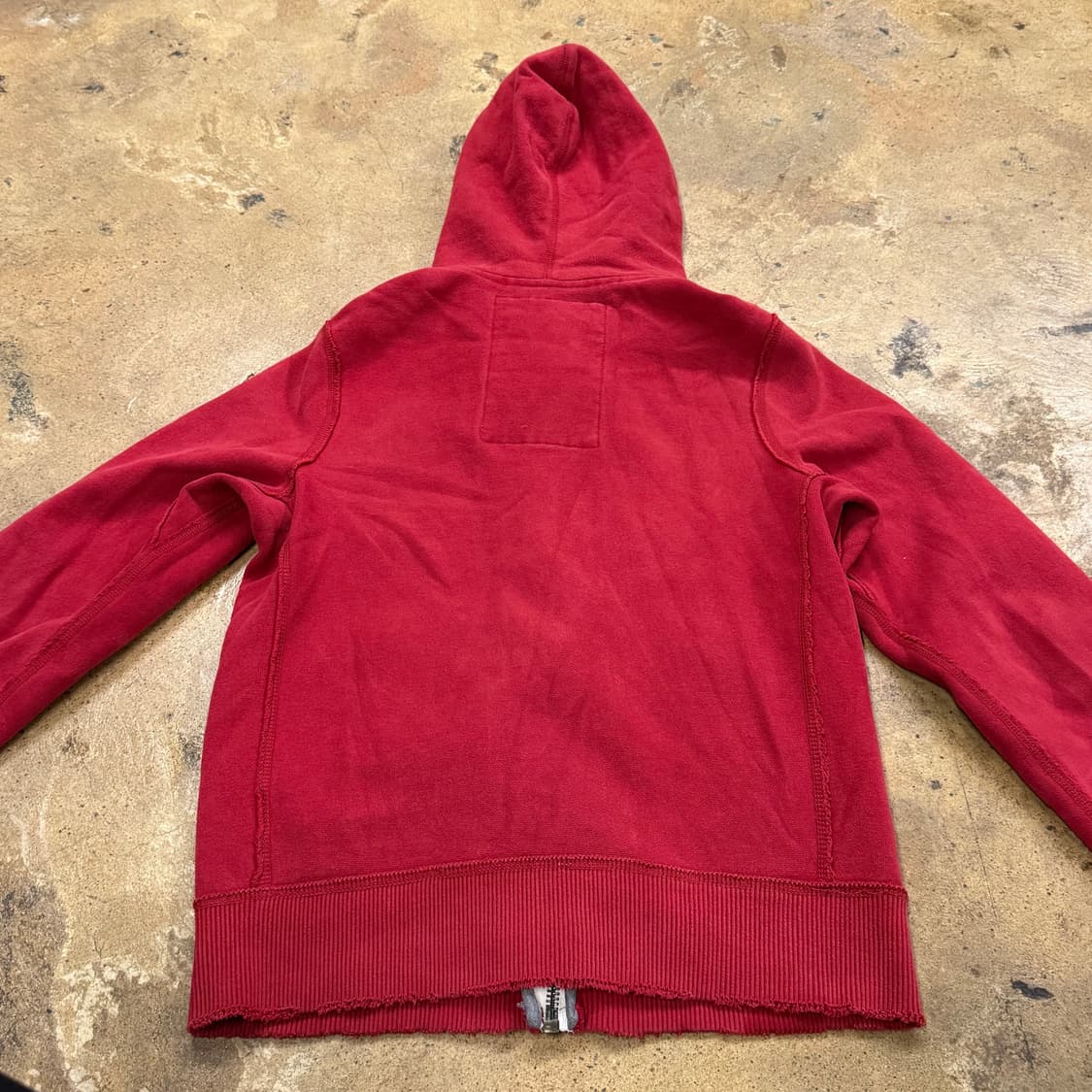 아베크롬비 레드 후드집업 상품이미지4