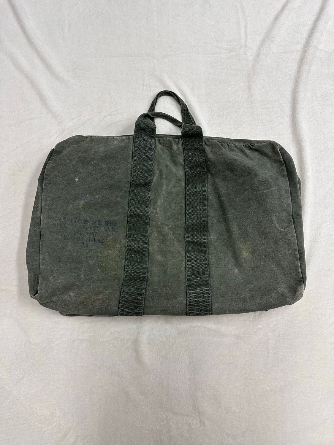 (OS)미공군 오리지널 밀리터리 캔버스 키트백 상품이미지2