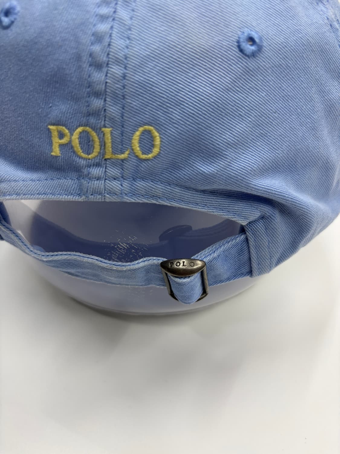 Polo 폴로 랄프로렌 스카이블루 볼캡 모자 상품이미지3