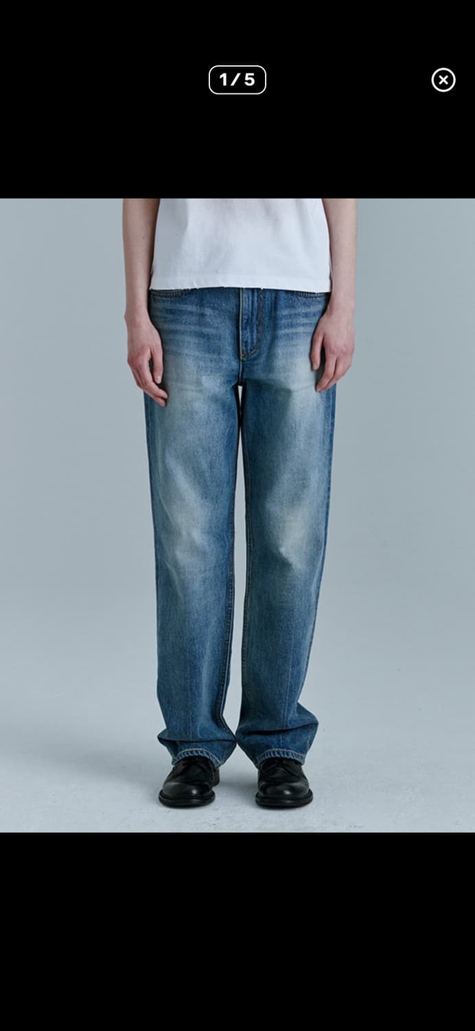 마지셔우드 클래식 데님 팬츠 블루 상품이미지1