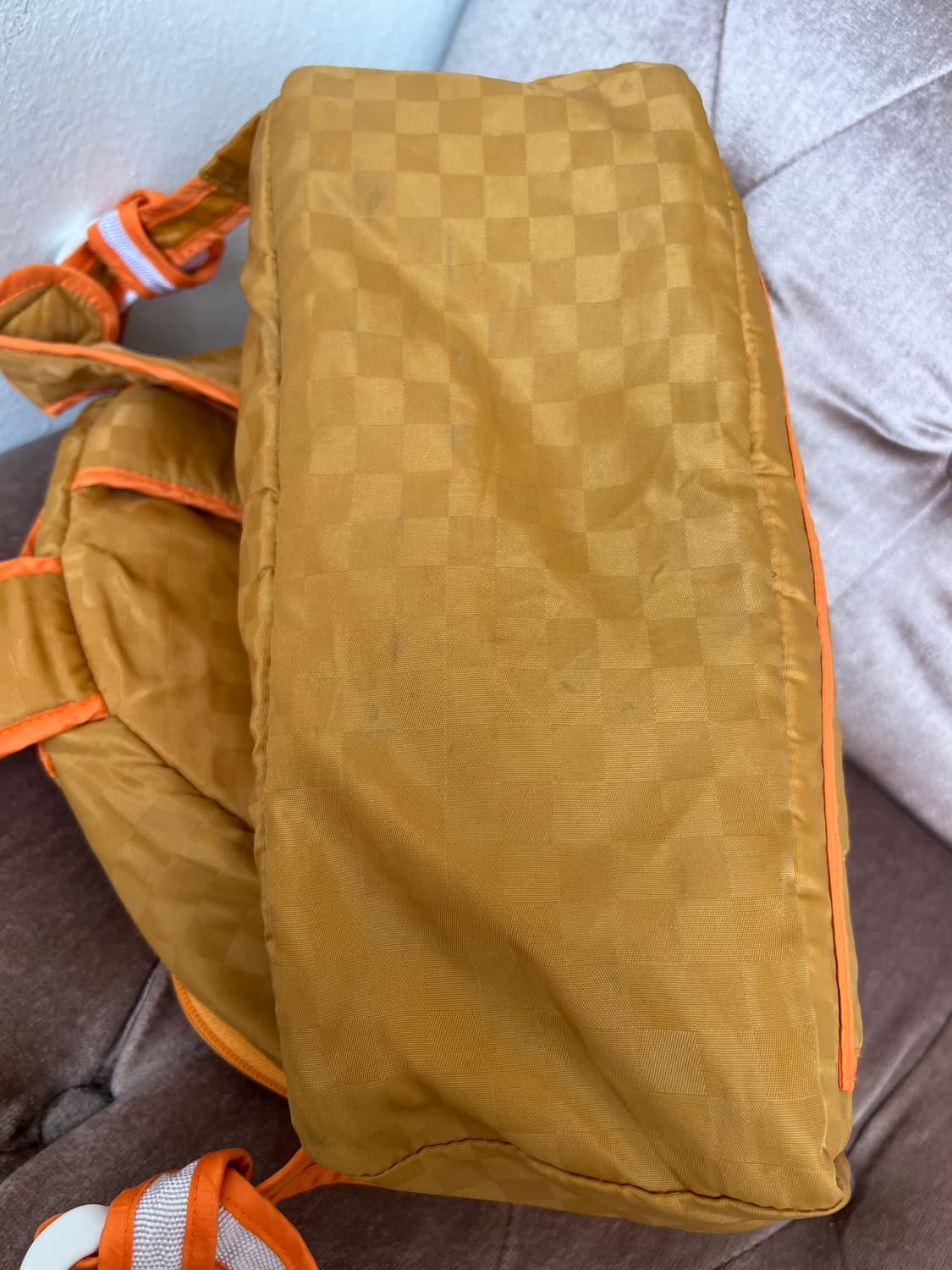 루바니 LUBUNNY 머스타드오렌지 캐쥬얼백팩 나일론백팩 상품이미지5