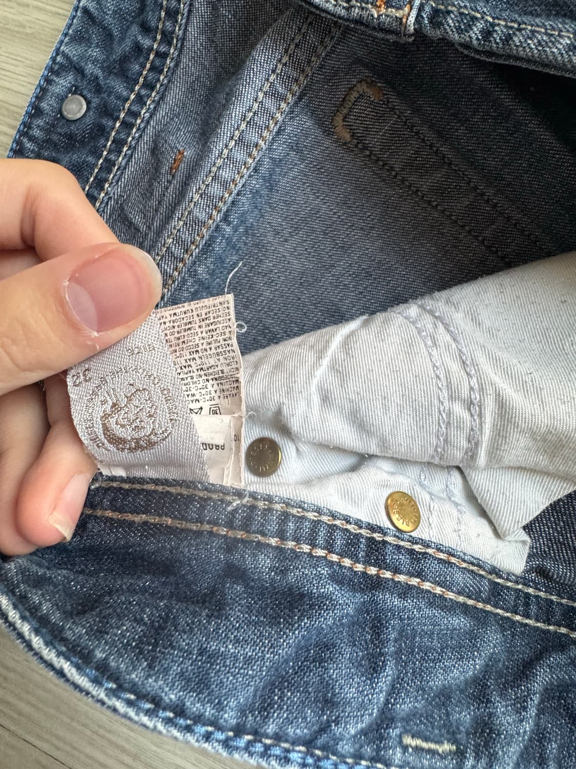 디젤 w32 L32 세미와이드 청팬츠 판매  상품이미지5