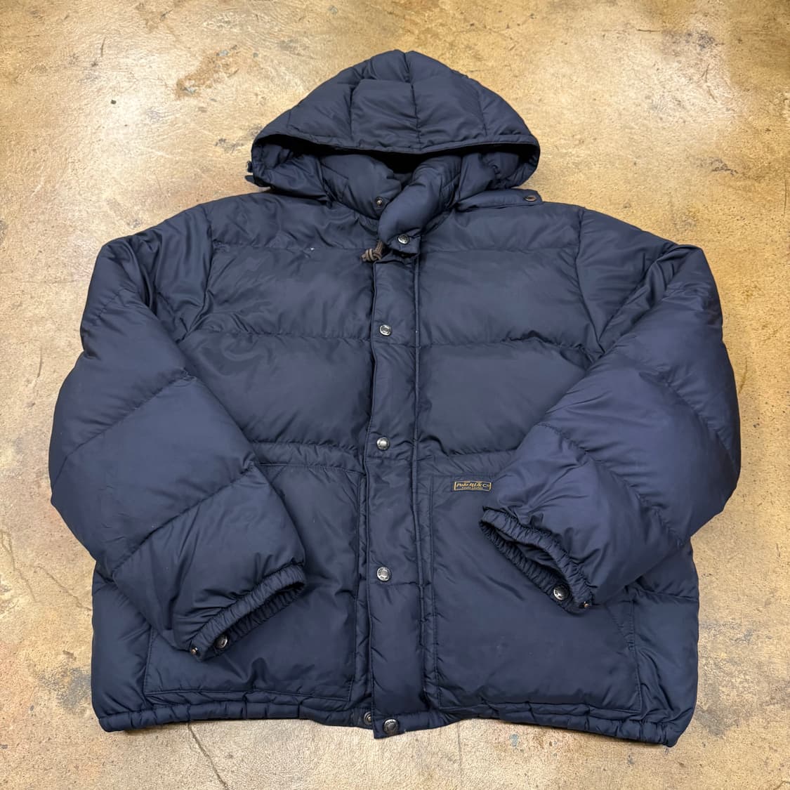 [정품/XL] 폴로 랄프로렌 네이비 후드 패딩 점퍼 b19 상품이미지2