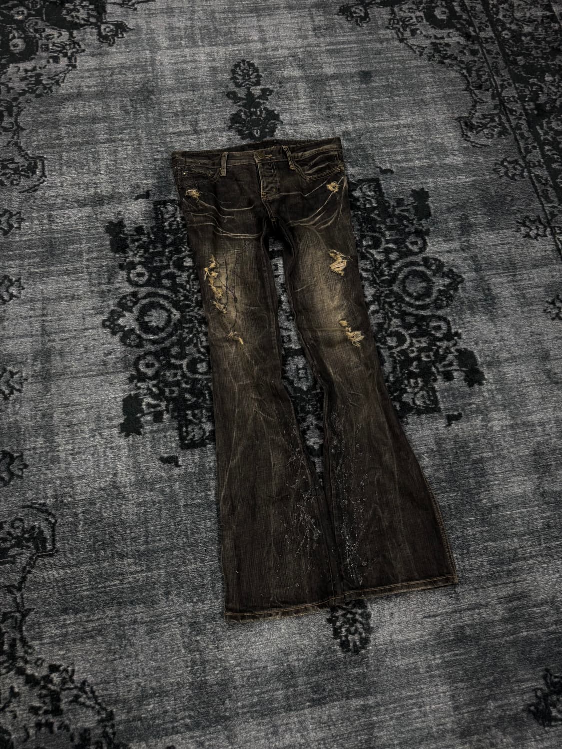 Fuga 00s archive lame coating whisker fl 상품이미지1