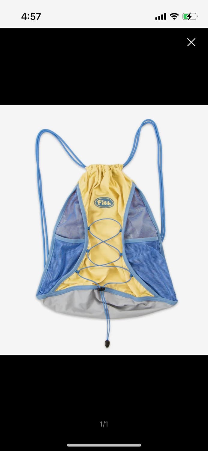 [원가_75,000원] 피스스포츠_ 스프링 매쉬 백 옐로우 상품이미지1