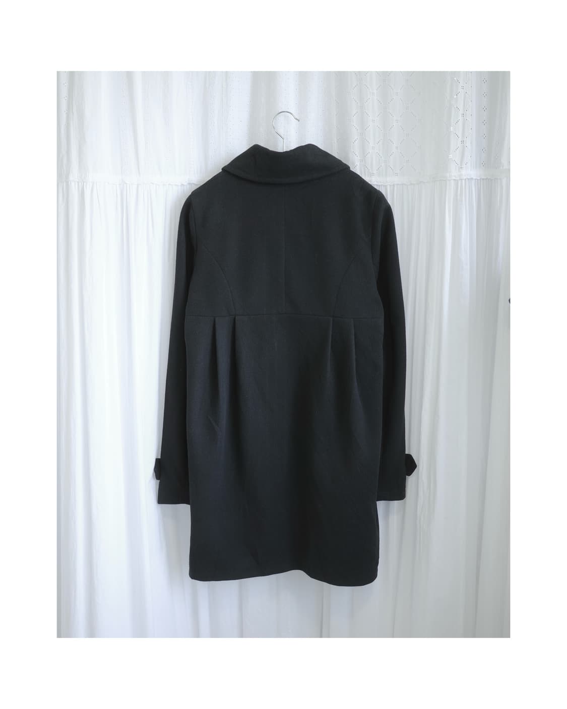 Apartment market black coat 상품이미지2
