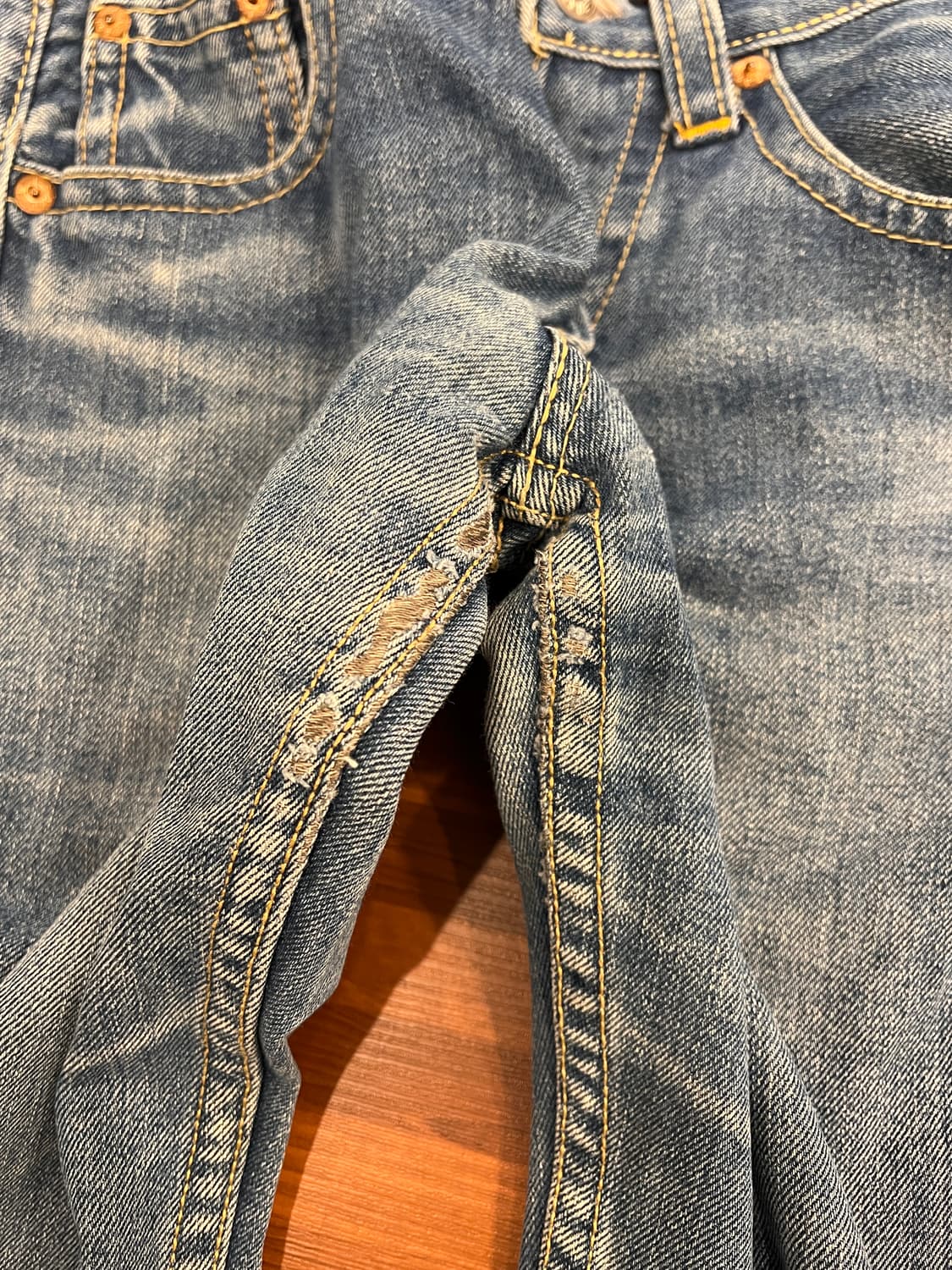 00s Levis 리바이스 Type 1 타입원 데님 팬츠 (28inch) 상품이미지8