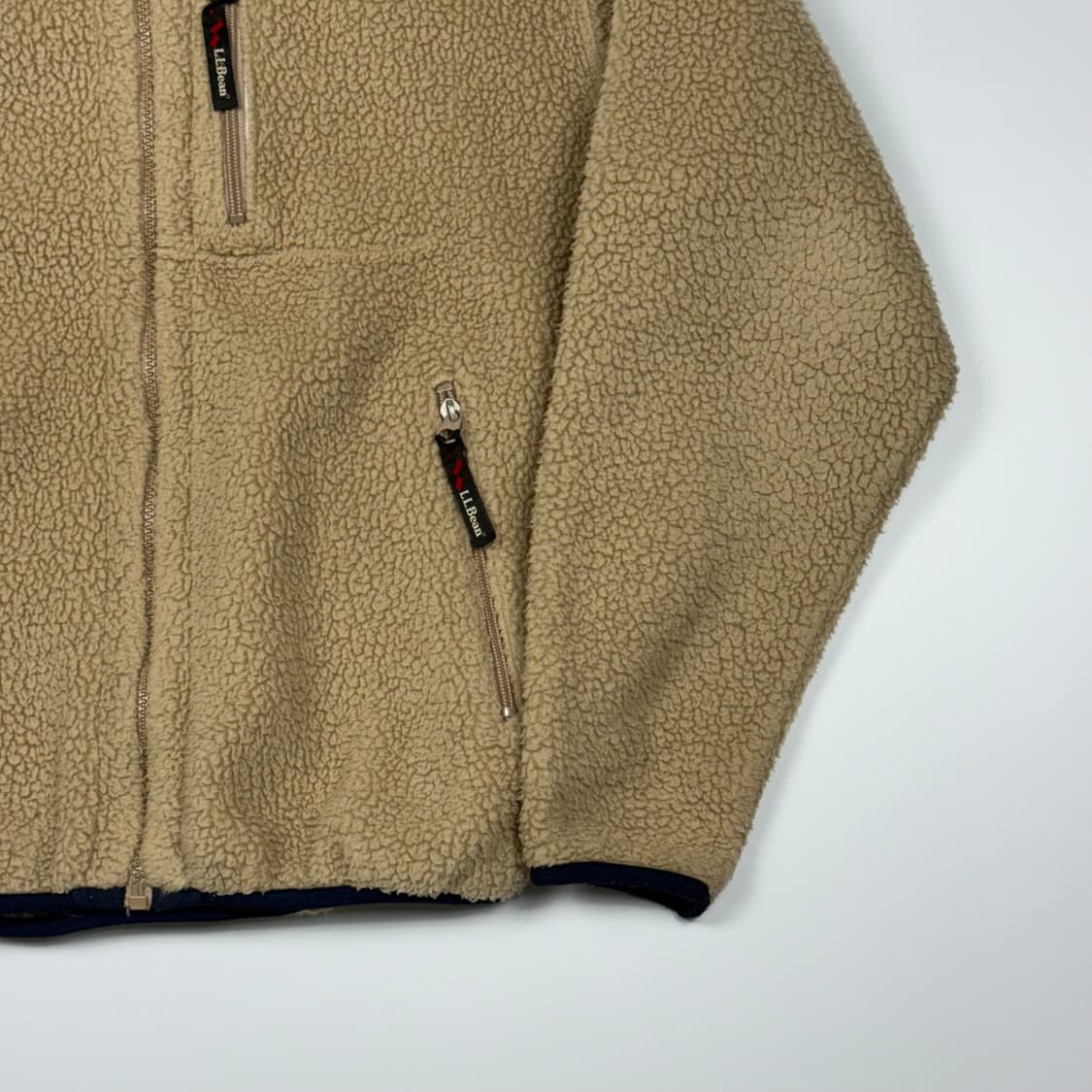 (105) 80s 엘엘빈 플리스 자켓 내추럴 상품이미지5