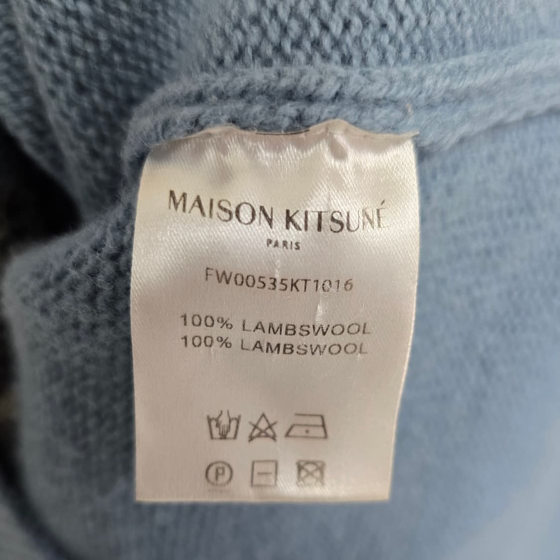 메종키츠네 폭스 헤드 니트 s사이즈 판매 상품이미지3