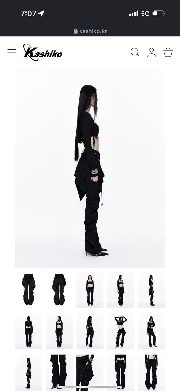 카시코 레이어드 스트랩 팬츠 상품이미지3