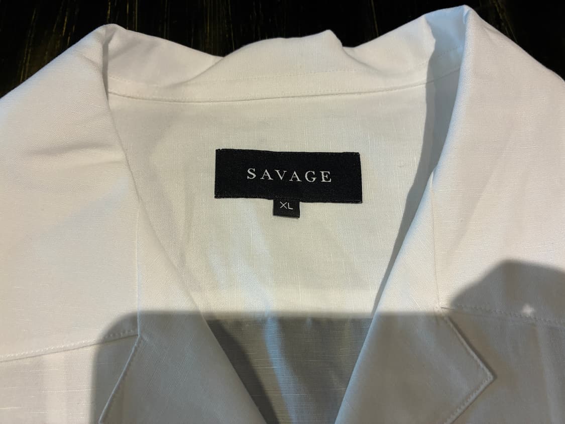 XL) SAVAGE 세비지 쿠반 코튼 린넨 웨스턴 상품이미지4