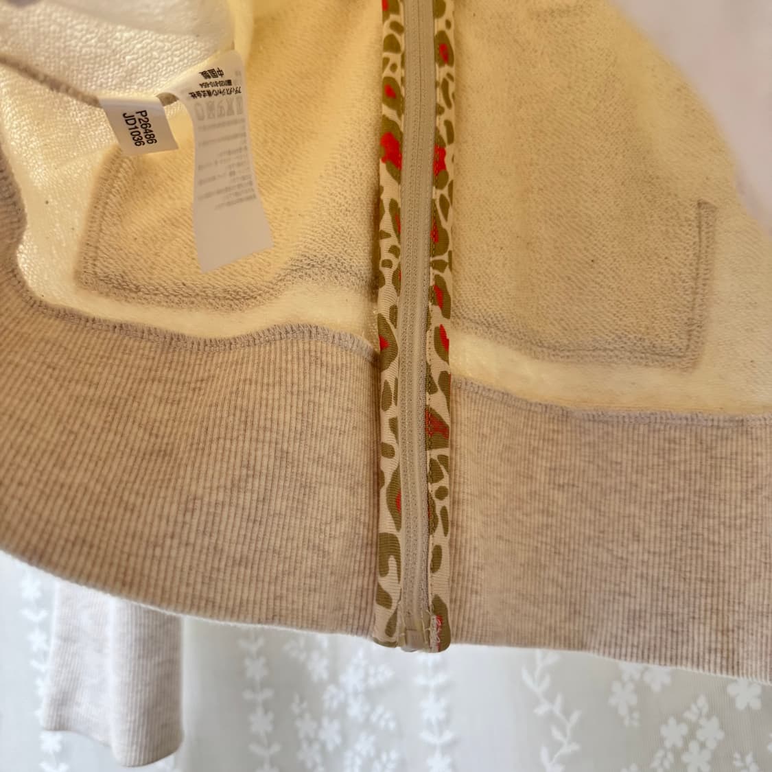 아디다스 희귀 대장 레오파드 후드집업 면 져지 유일매물 호피 코튼 트랙탑 상품이미지9