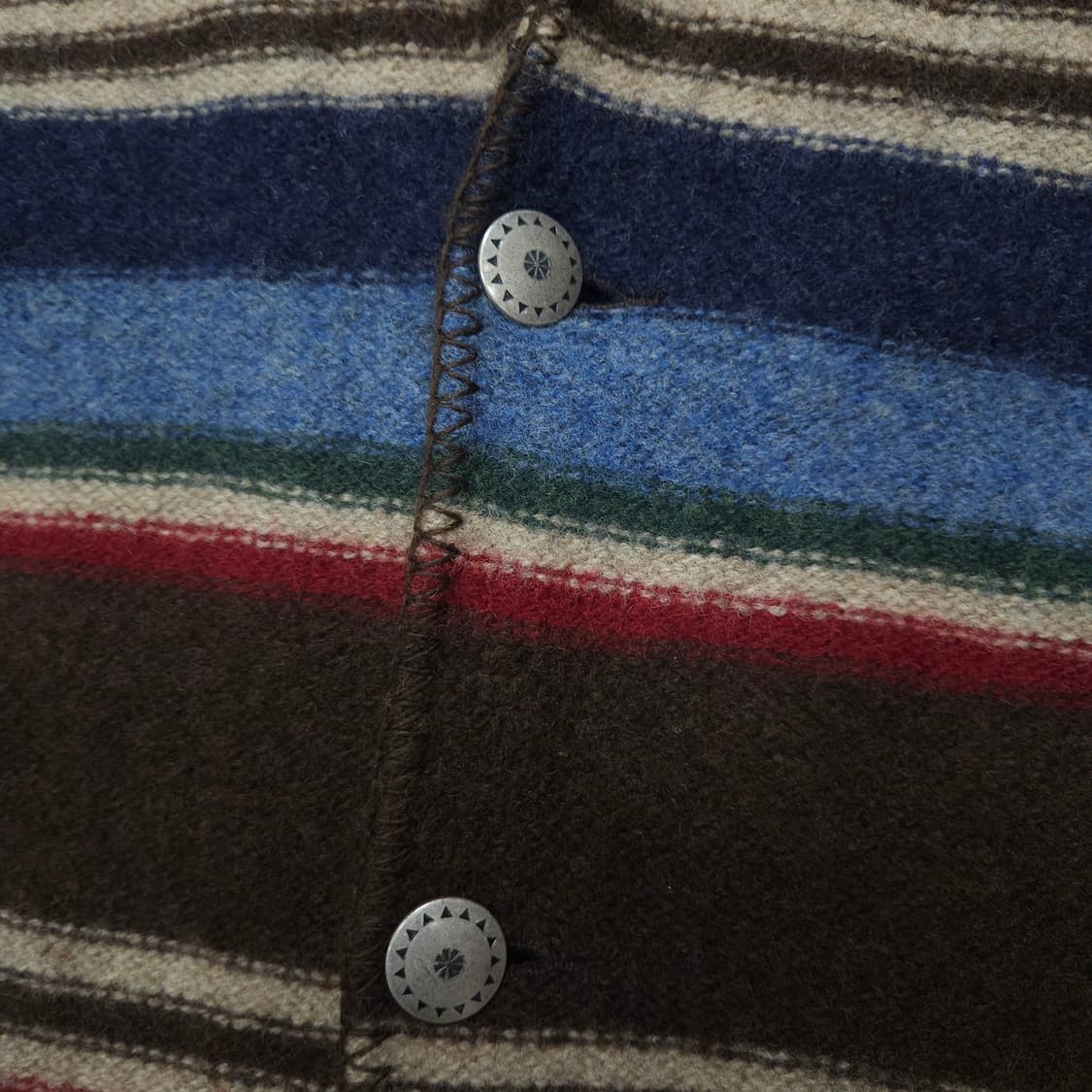 베네통 콘초 버튼 울 가디건 상품이미지4