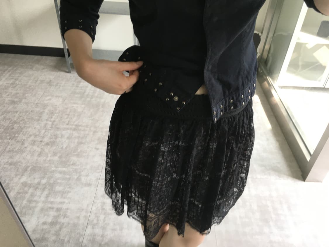 lace floral mini skirt 상품이미지5