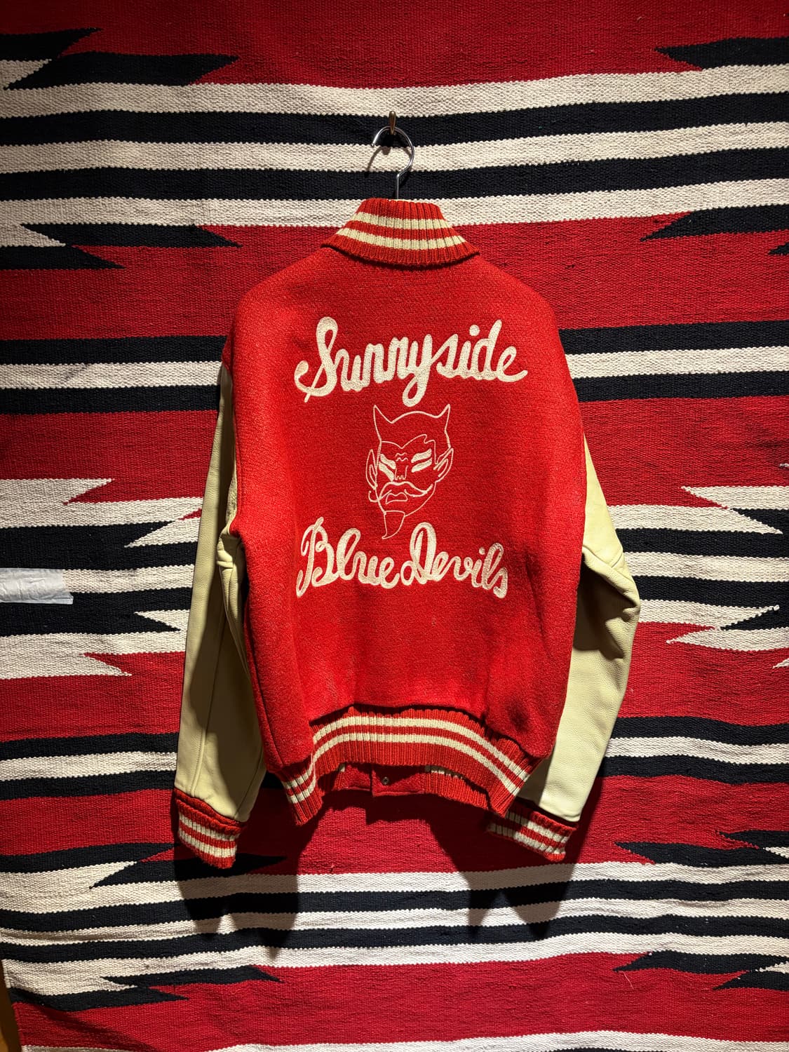 90s Houston chain varsity /휴스턴 체인스티치 바시티 상품이미지1