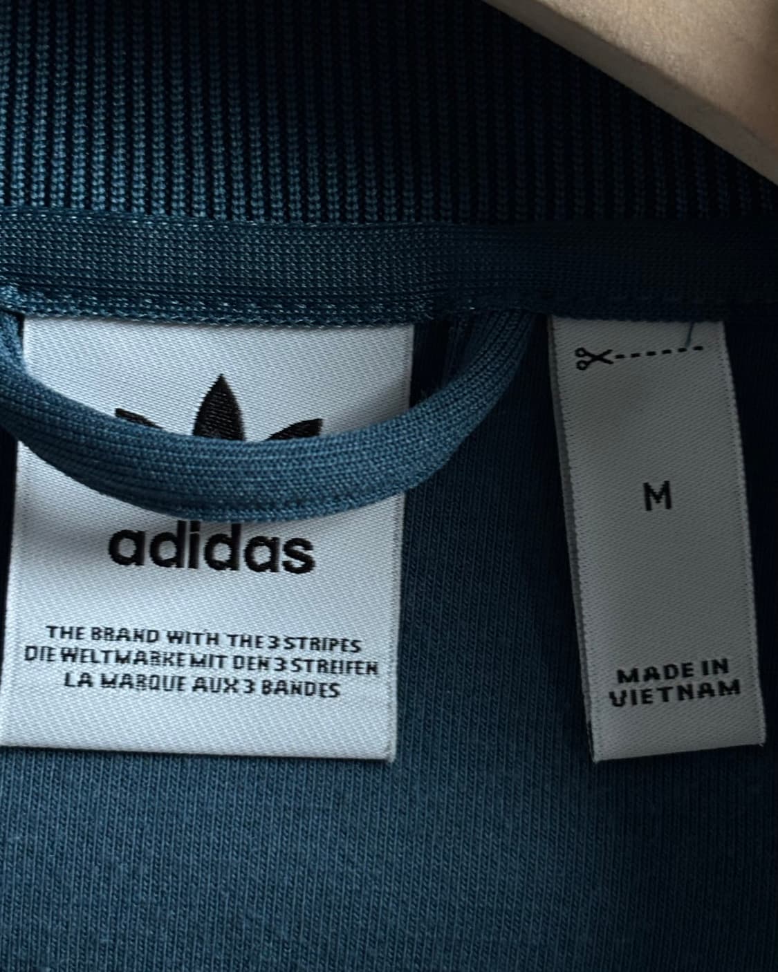 Adidas 아디다스 청록컬러 슈퍼스타 유넥 트랙탑 상품이미지5