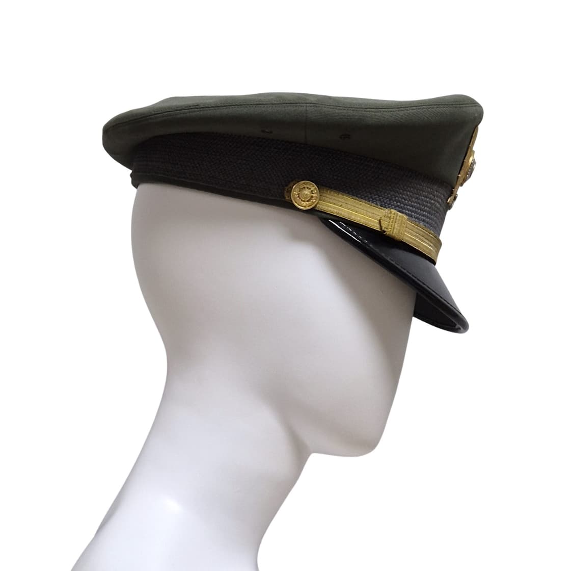육군 구형 70s 위관 근무복 정복 정모 전투모 전투복 (56CM) 상품이미지3