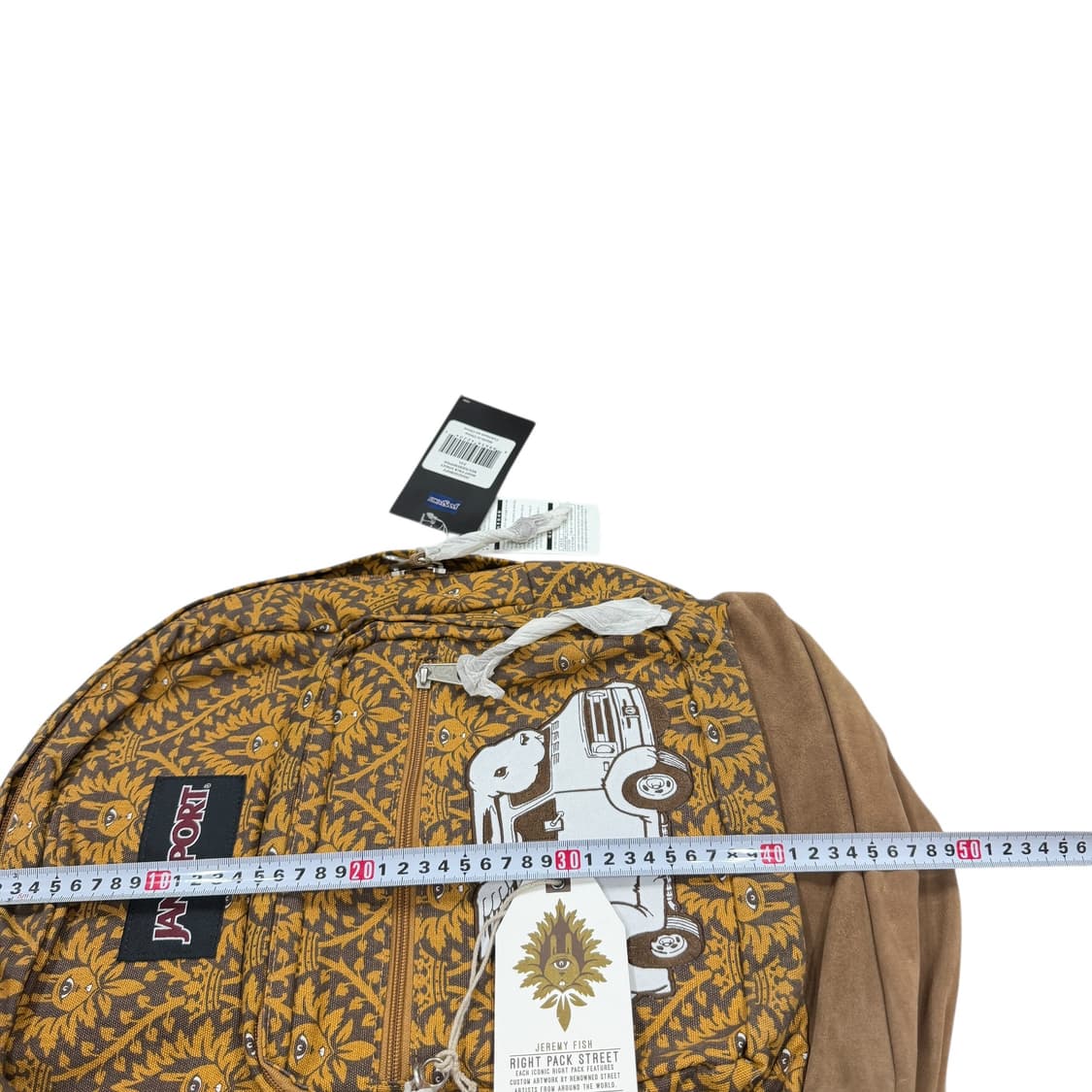 잔스포츠 빈티지 Y2K 패턴 라이트팩 백팩 가방 브라운 상품이미지6