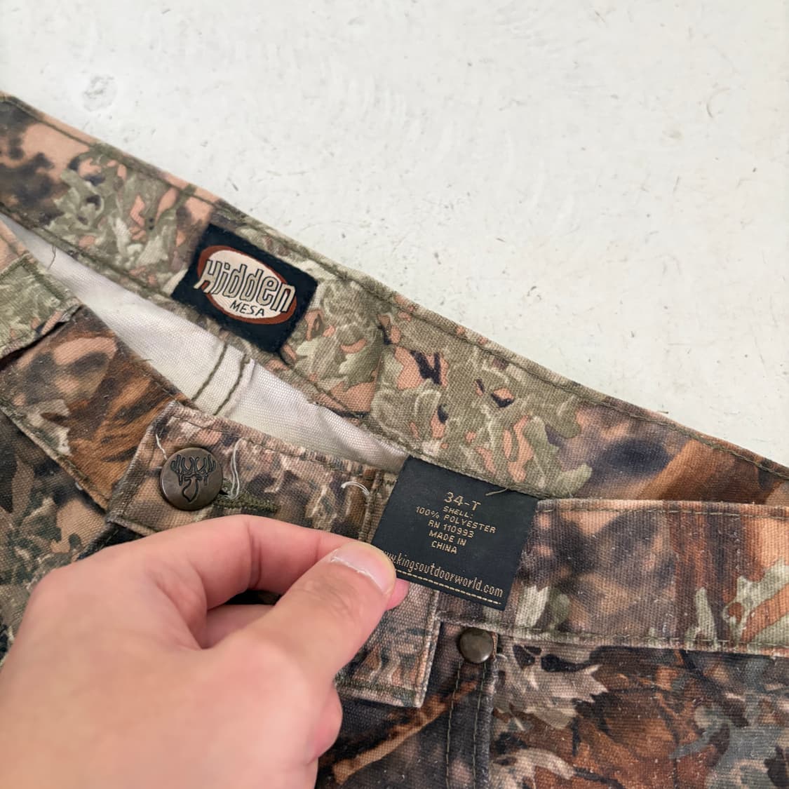Hidden Mesa 빈티지 리얼트리 카모 팬츠 34 상품이미지5